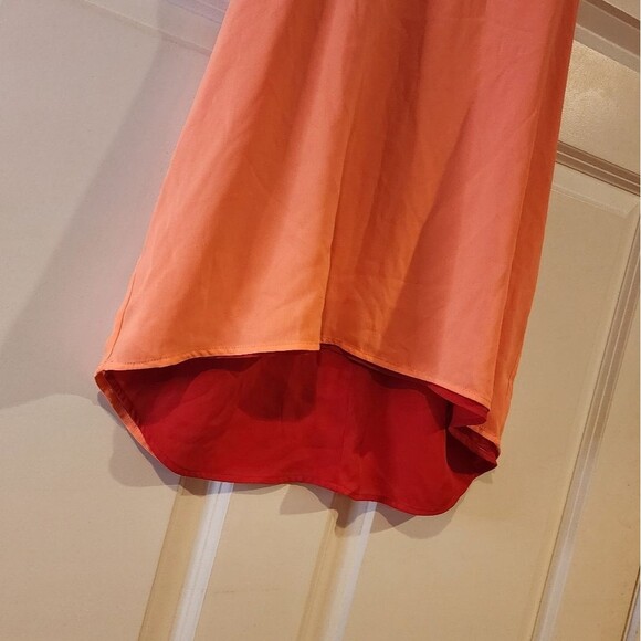 Pink and red reversible flowey tank M - Picture 3 of 6